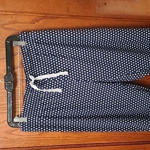 Calvin Klein Pajama Bottoms. NWOT  Size medium.  Navy Polka-dots
